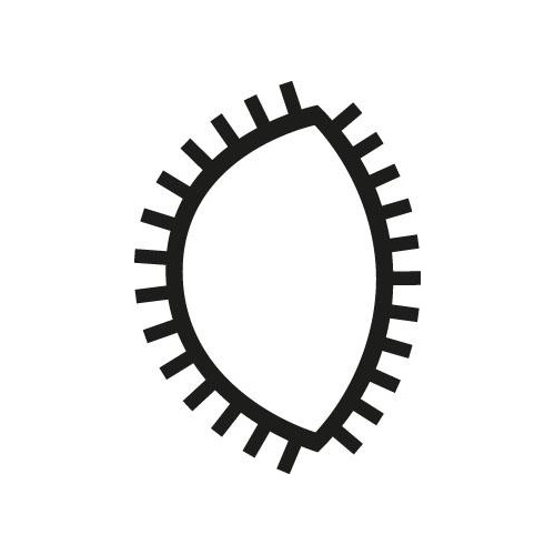 Nålfilsats, 160mm mf, 12 delar