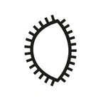 Nålfilsats, 160mm mf, 12 delar