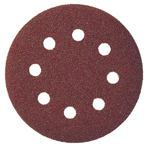 Sliprondell, Alu oxid A, Kardborrfäste, 125mm, 8 Hål