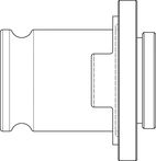 Tapphylsa utan säkerhetsslirkoppling FE 3/EX 11,0mm