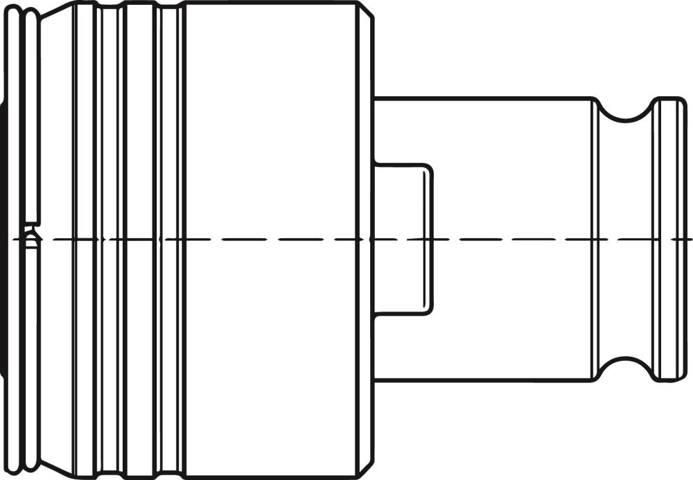 Tapphylsa med säkerhetsslirkoppling FES 1/EX 10,00mm