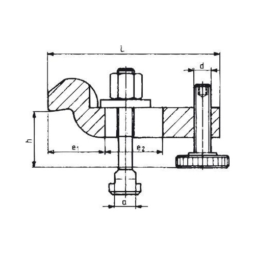Spännjärn böjt Nr. 6316V