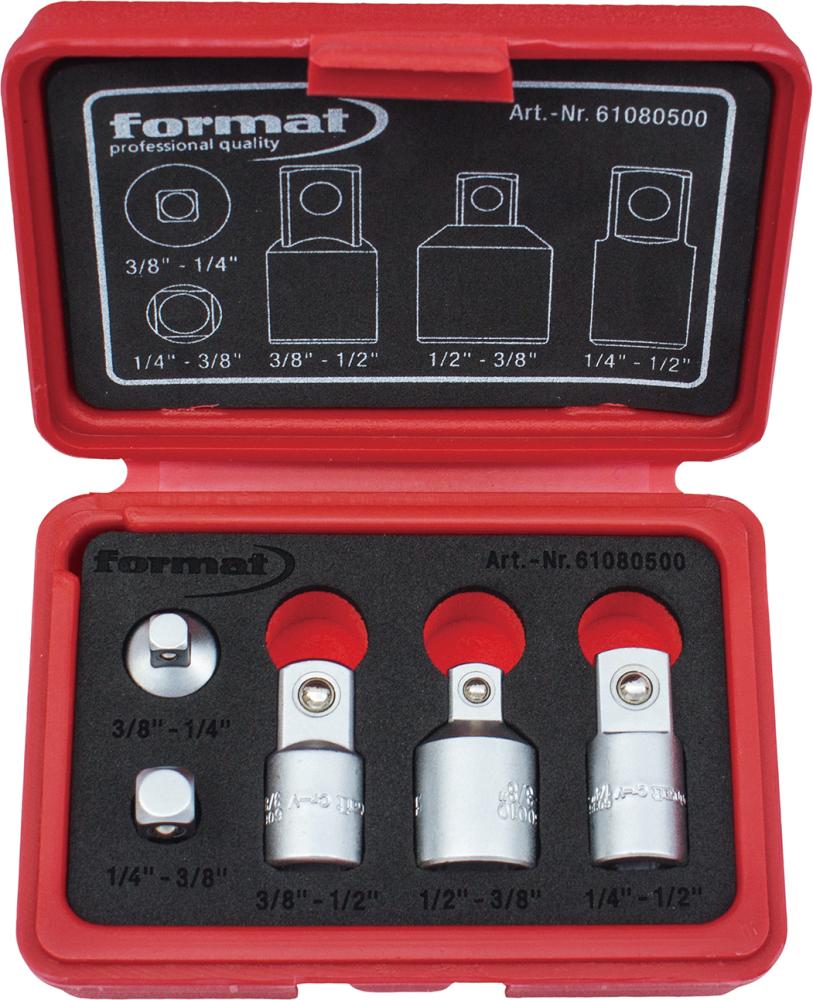 Adaptersats 5-delar 1/4"-1/2"