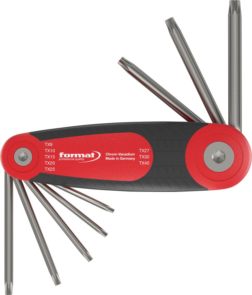 Torxnyckelssats 8-delar T9-T40