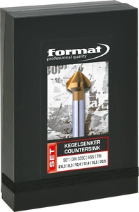 Konisk försänkarsats DIN 335C HSS TiN 90° 6,3-20,5mm