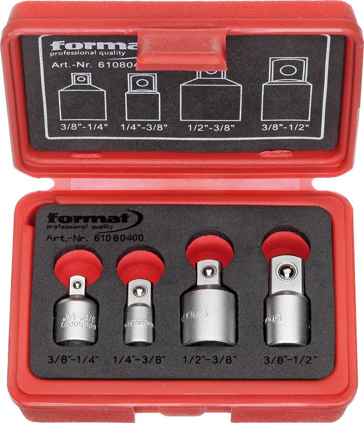 Adaptersats 4-delar 1/4"-1/2"