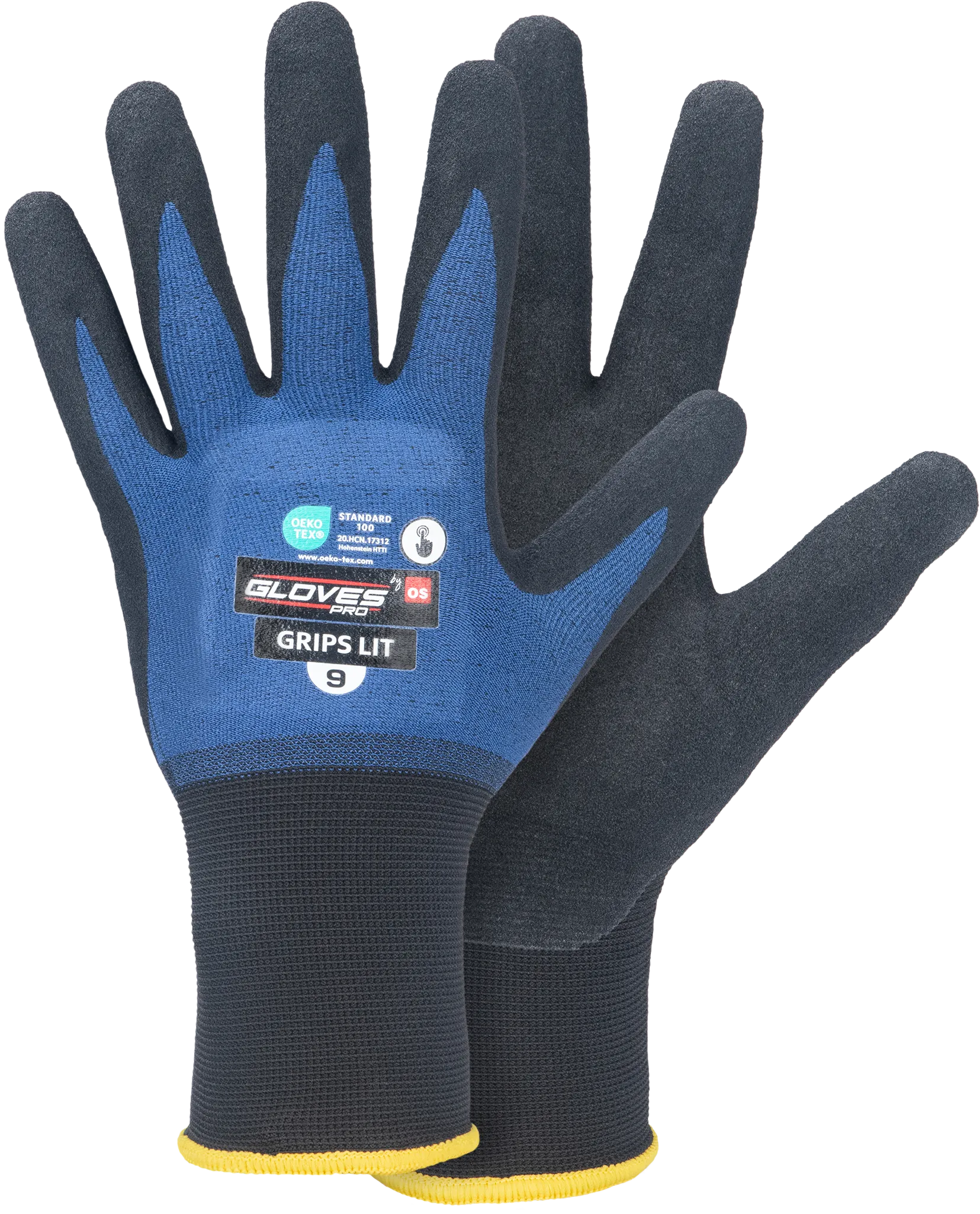 Montagehandske Grips Lit (12 par)