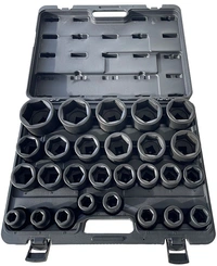 Krafthylssats 3/4" 6-kant 17-60mm 27-delar