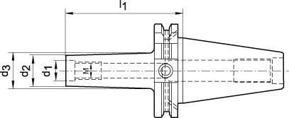 Fräsdorn gänga DIN 69871AD/B SK