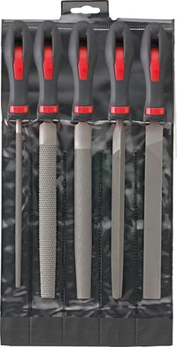 Filsats skaftad, 200mm mf, 5 delar