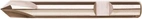 Fasfräs NC DIN 6527 HM 10,0mm 90°