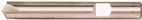 Fasfräs NC DIN 6527 HM 120° 10,0mm