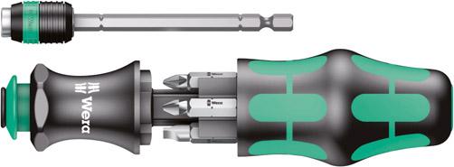 Bitsskruvmejsel Kraftform Kompakt 20, 6 delar spår/Ph/Pz