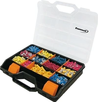 Sortimentlåda med kabelskor 600-delar