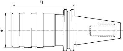 Snabbgängchuck DIN 69871A SK