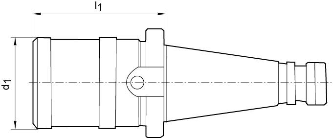 Snabbgängchuck DIN 2080 A M14-33 SK40