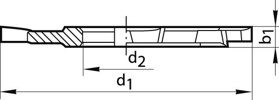 Skivfräs DIN 885A HSSE