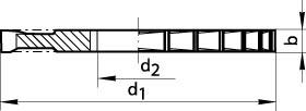 Skivfräs DIN 1834A HSSE 100x2,0mm