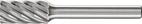 Roterande fil, HM, ZYA 1020, INOX, 6mm 10x20mm