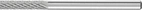 Roterande fil, HM, ZYA 0313 4, 3mm 3x13mm