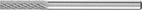 Roterande fil, HM, ZYA 0210 4, 3mm 2x10mm