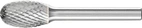 Roterande fil, HM, TRE 1220 4, 6mm 12x20mm