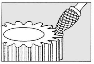 Roterande fil, HM, SPG 1225 INOX 6mm 10x20mm