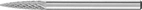 Roterande fil, HM, SPG 0307 4, 3mm 3x7mm