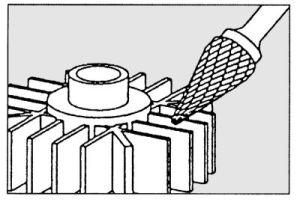 Roterande fil, HM, SKM 0311 4, 3mm 3x11mm