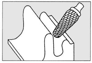 Roterande fil, HM, KEL 1230, Alu, 8mm 12x30mm