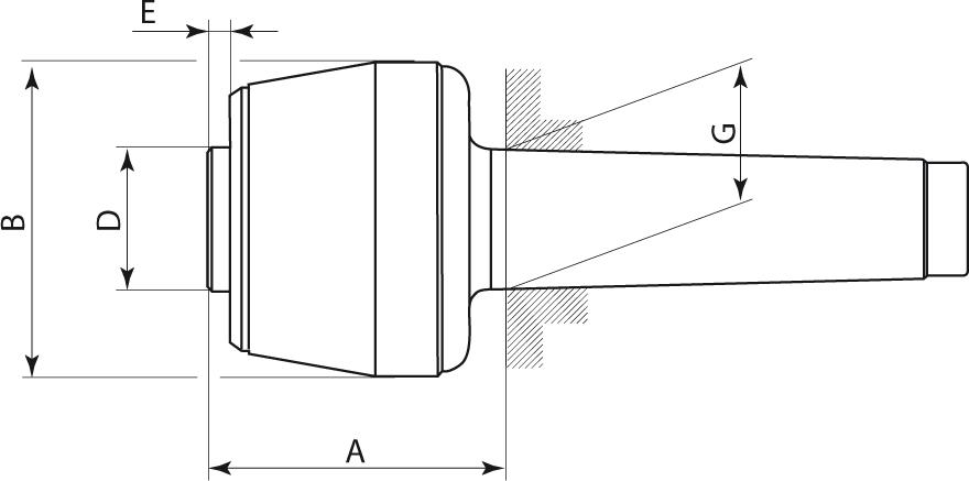 Roterande universalsvarvdubbar Typ 614-00, MK