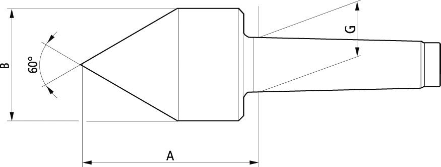 Roterande svarvdubb Typ 627 - Stl. 274, MK 4
