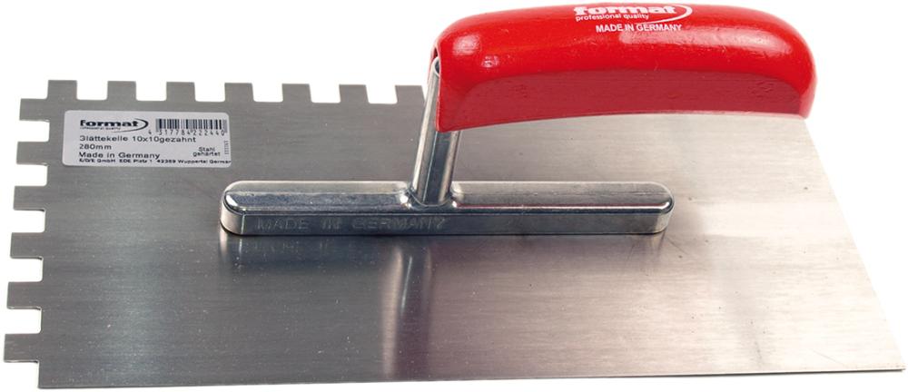 Putsbräda Rostfri tandad 280x130mm