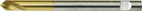 NC-Borr Långt DIN 1835B HSS Co5 TiN 90° 10,00mm