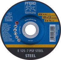 Navrondell 125x7,2mm PS Stål