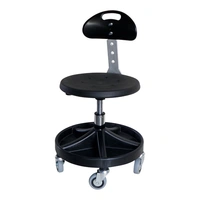 Montör- och åkstol med ryggstöd Mellan 470-650mm