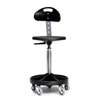 Montör- och åkstol med ryggstöd Hög 540-795mm