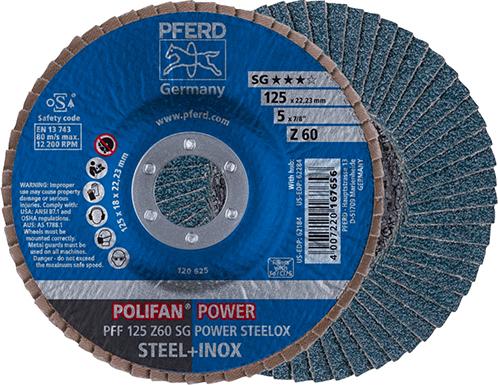 Lamellrondell, Rak, Polifan, SG Zirkon, 125mm