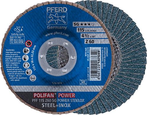 Lamellrondell, Rak, Polifan, SG Zirkon, 115mm