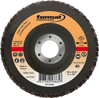 Lamellrondell, Konvex 12°, Zirkon, 125mm K40