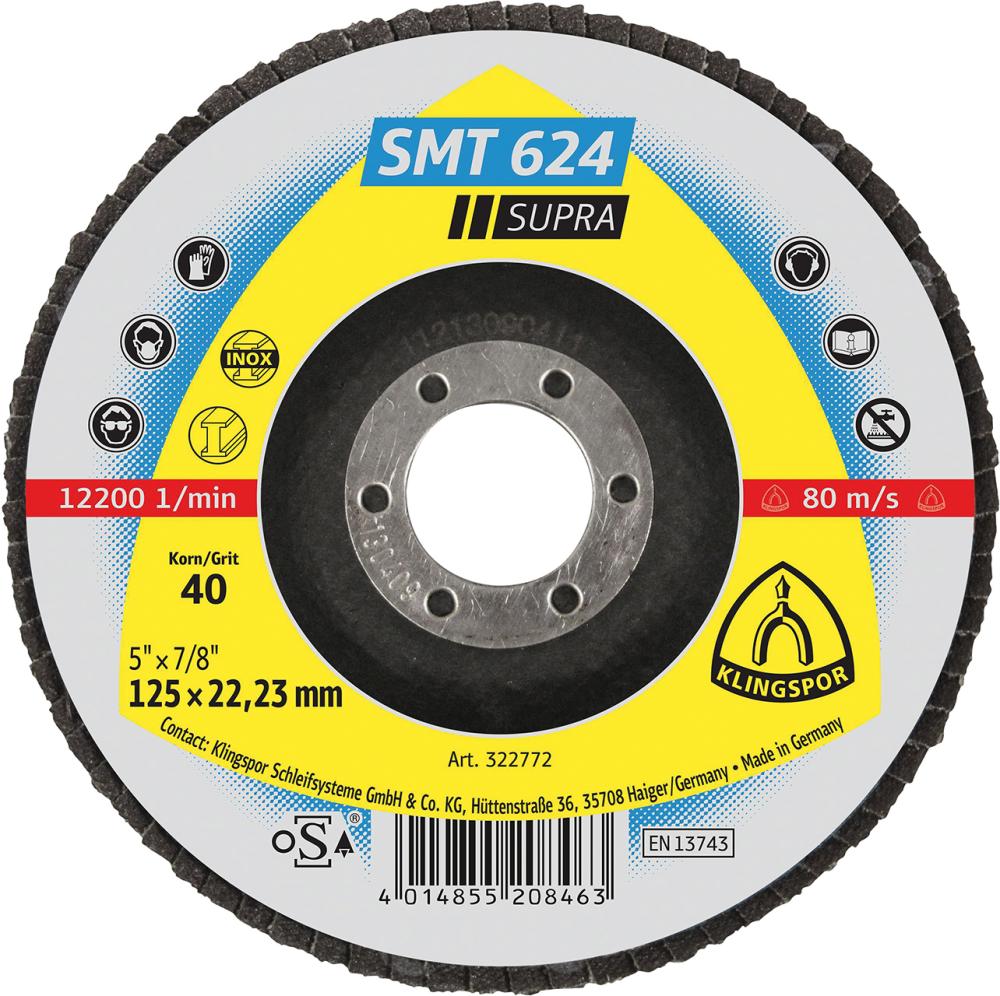 Lamellrondell SMT624 125mm Konvex