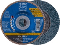Lamellrondell konvex PFC 125mm korn 60 PSF