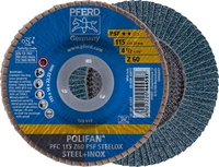 Lamellrondell konvex PFC 115mm korn 60 PSF -