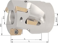 Ändplanfräs 90° med IK D 63mm 3 Skär för APKT16