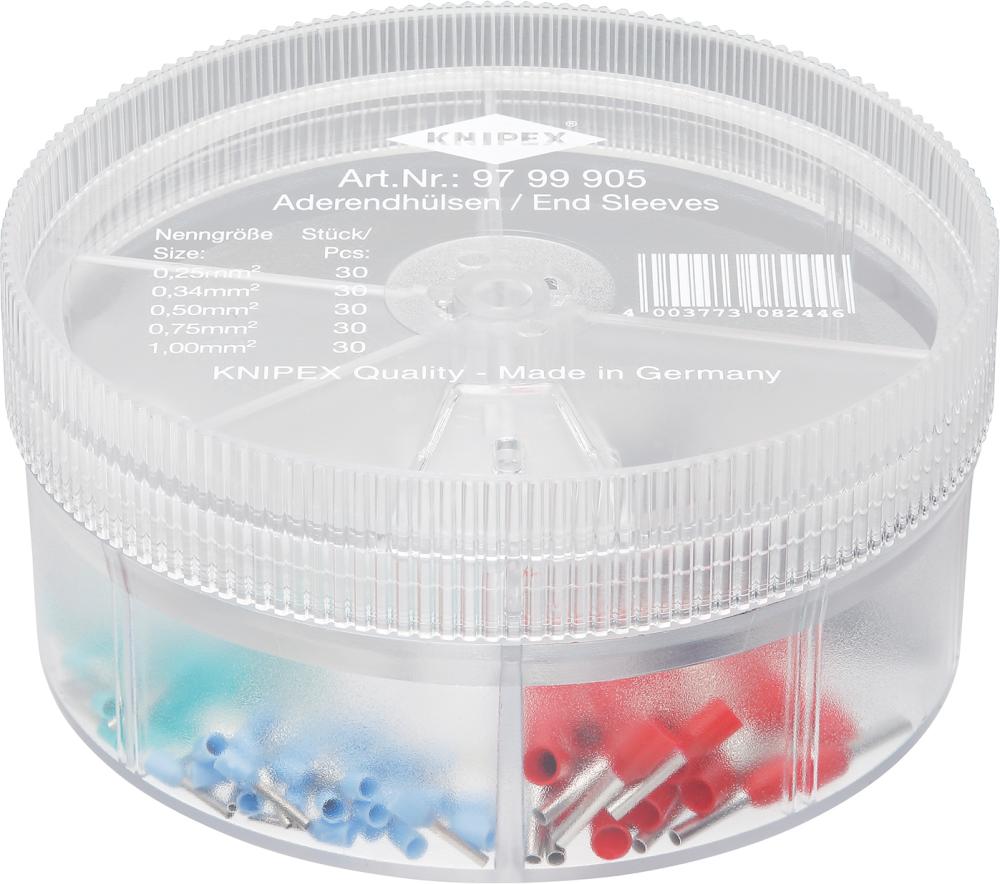 Ändhylssortiment isolerade Nr. 97 99