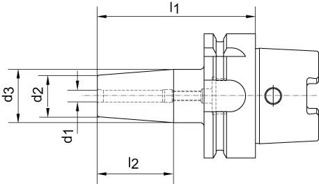 Krympchuck DIN 69863-A, HSK63