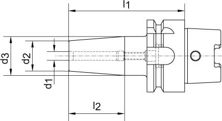 Krympchuck DIN 69863-A 3,0x60mm, HSK50, Form A