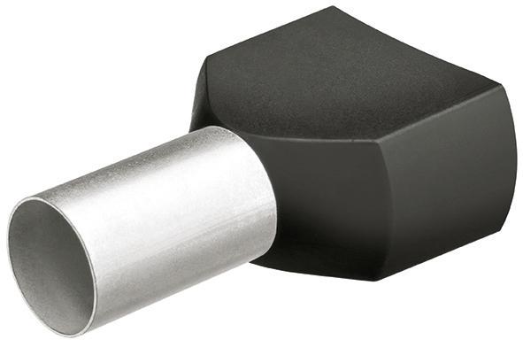 Ändhylsa dubbel med plastkrage 10,0mm, 2x1,50mm² Nr. 97 99 373