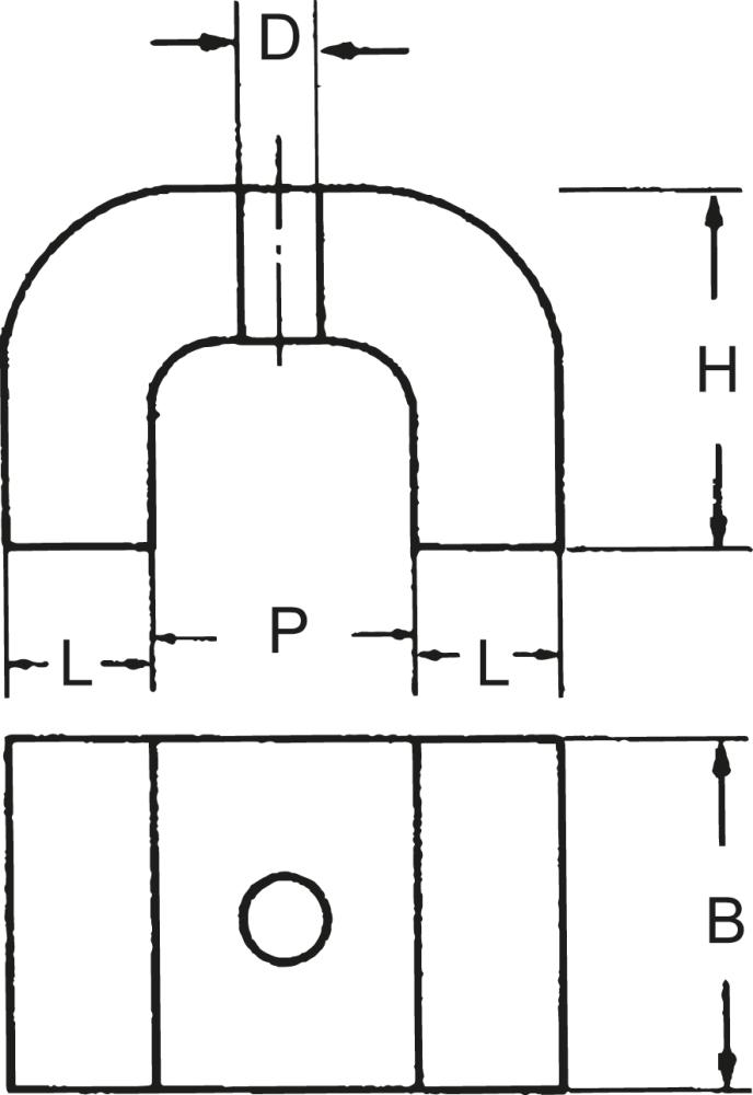Hästskomagnet stark 40,0x25,0x25,0mm, 90N