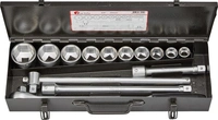 Hylsnyckelsats 3/4" 14-delar